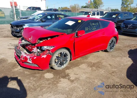 2015 Honda Cr-Z из США, поврежденный, VIN JHMZF1D43FS001311